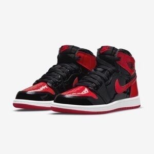JORDAN 1 Retro High OG (PS) Black/Red size 13.5